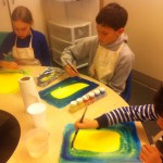 Soley, Oli and Abe prepping the Phlegmatics